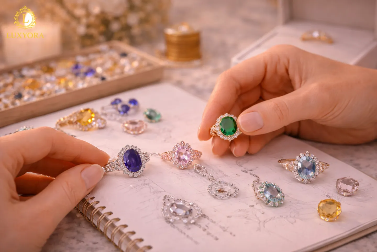 gemstone colour theory