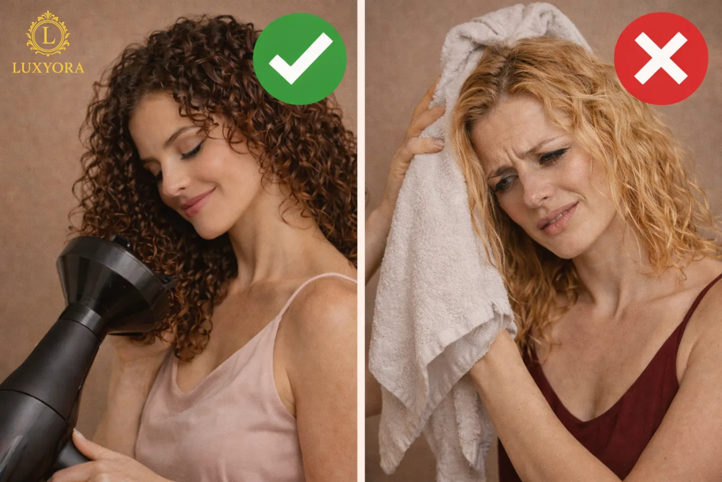 curly hair routine
