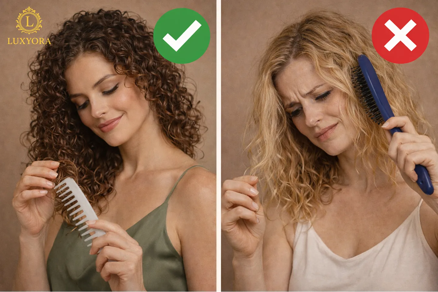 curly hair routine