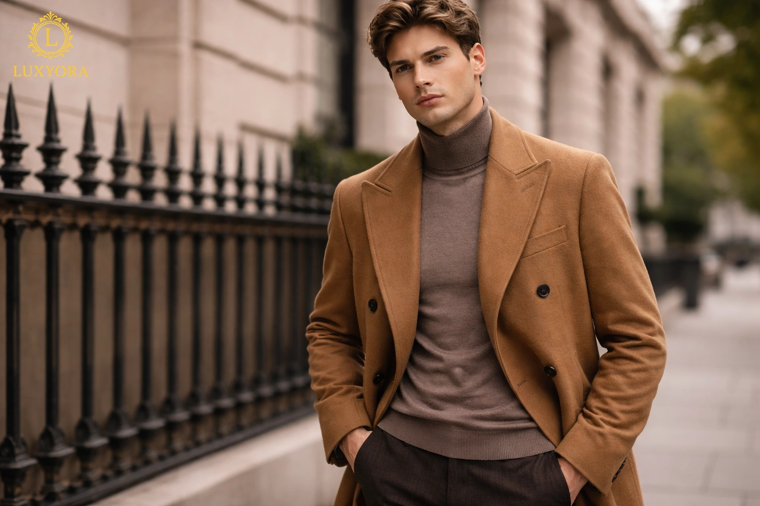 Cashmere Blend Overcoats for Men- Refined Cold-Weather Staples
