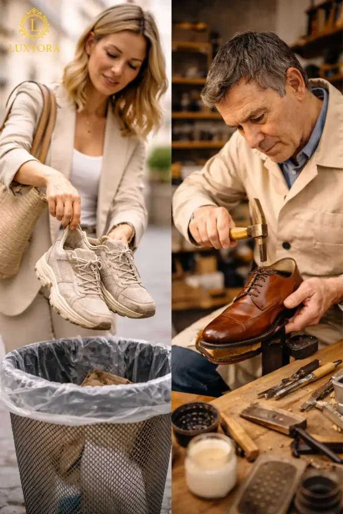 Footwear Designed to Be Replaced vs Maintained