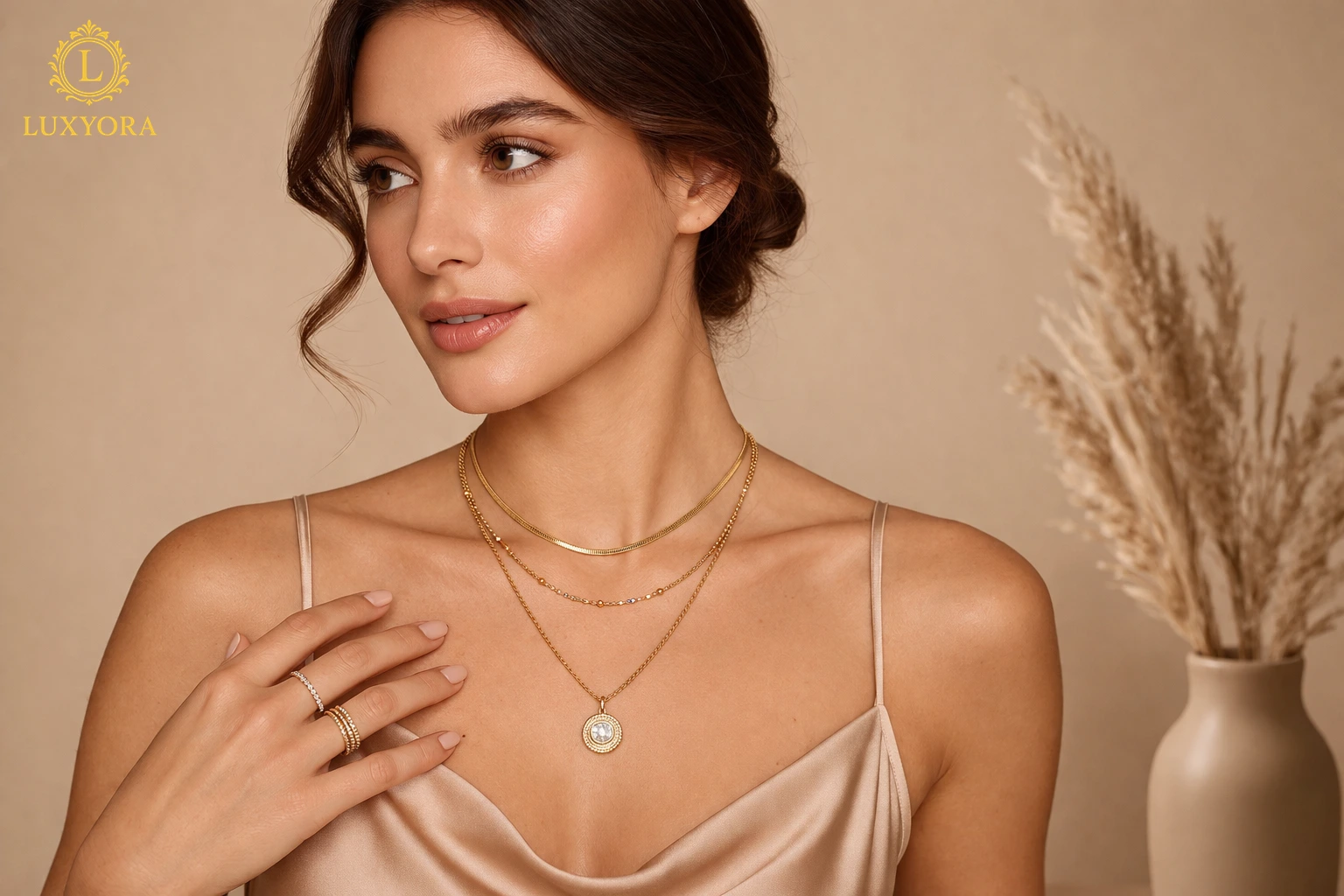 How to Layer Necklaces the Elegant Way