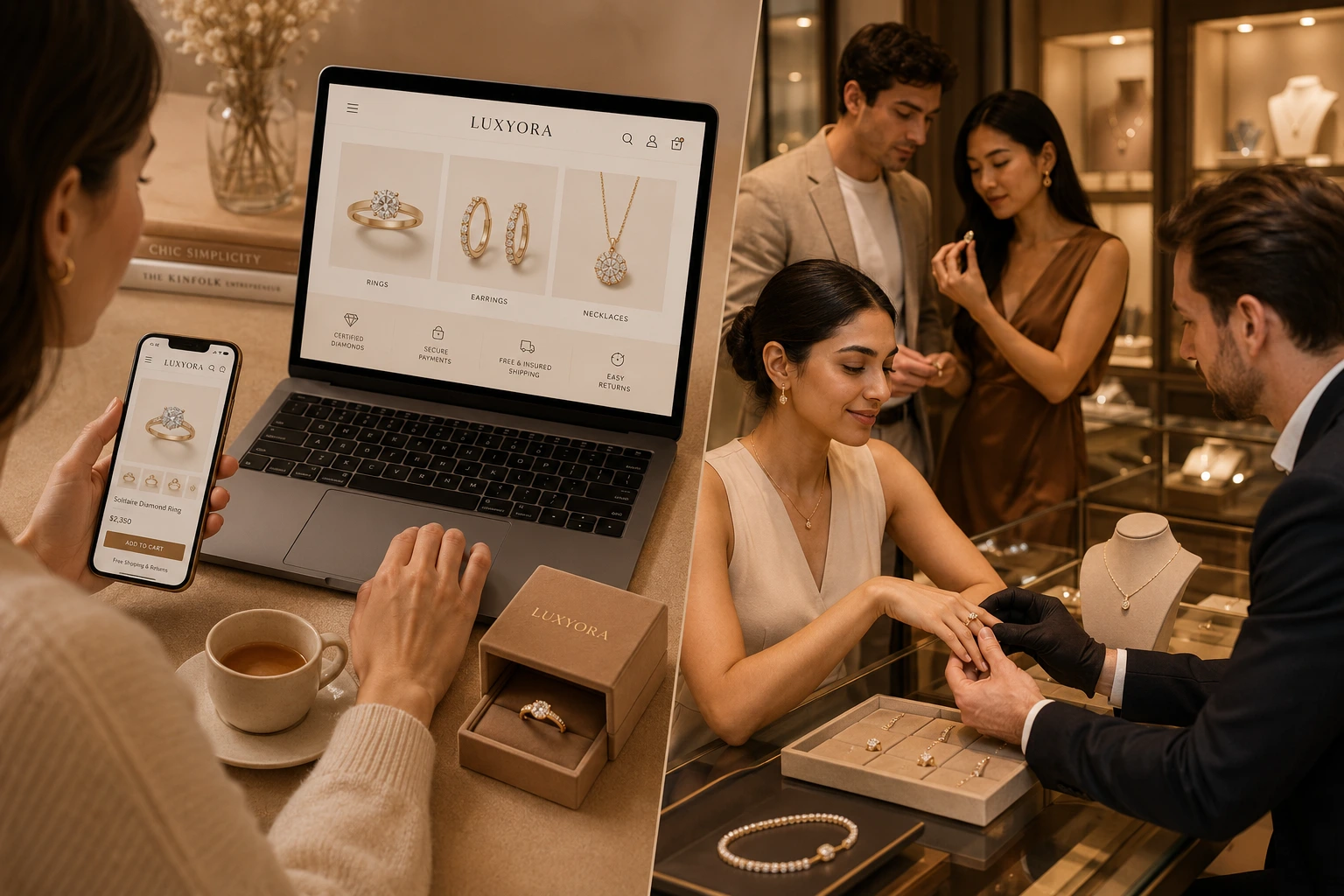 Online vs Offline Jewellery Buying Pros & Cons