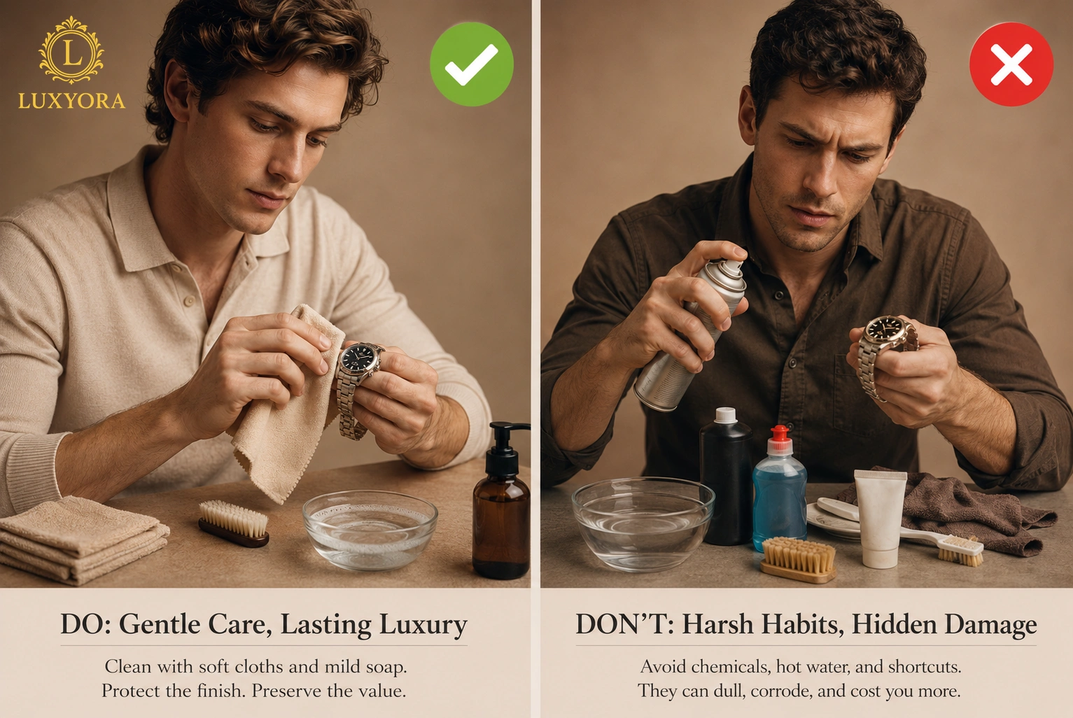 Cleaning Your Watch at Home Do’s & Don’ts