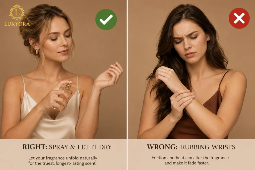 Should You Rub Your Wrists After Applying Perfume