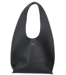 A. p.c. Leather Hobo Tote Bag