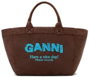 Ganni Reversible Mini Tote Bag