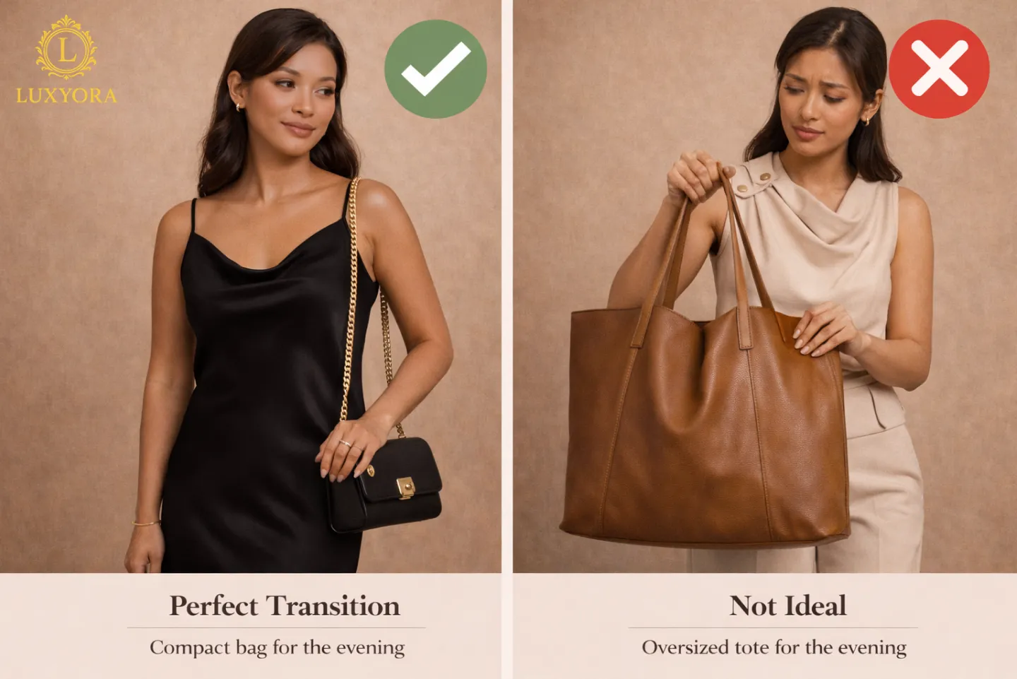 day to night handbag