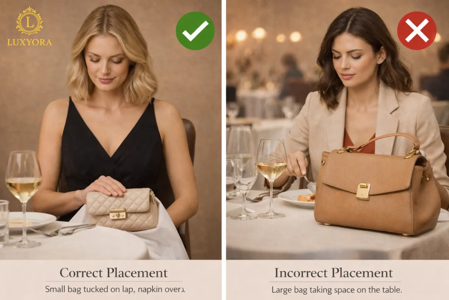handbag etiquette