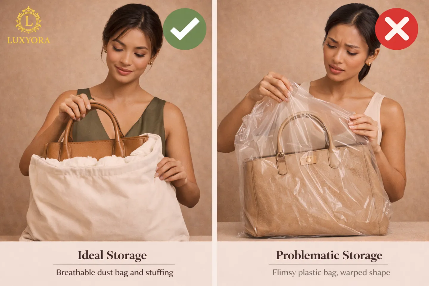 handbag storage tips