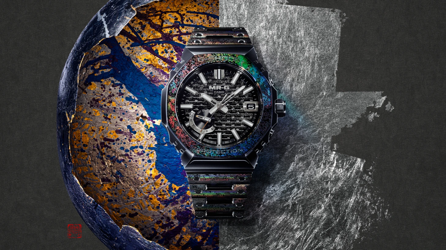 Casio Marks MR-G 30th Anniversary With an 800-Piece Platinum Leaf Limited Edition